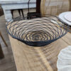 Black Metal Wire Bread Basket - Image 2