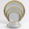 Majestic Gold Rim Dinnerware