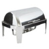 Polished Roll Top Rectangle Chafing Dish