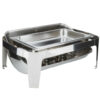 Polished Roll Top Rectangle Chafing Dish - Image 2