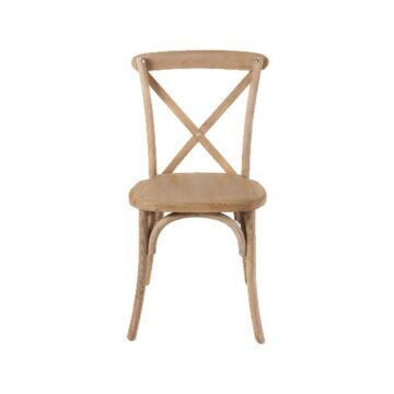 oak x-back chair new