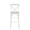 x-back whitewash barstool