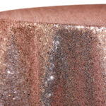 Blush pink Sequined table cloth
