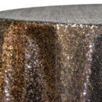 Bronze Sequined linen