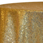 Gold Sequined linen