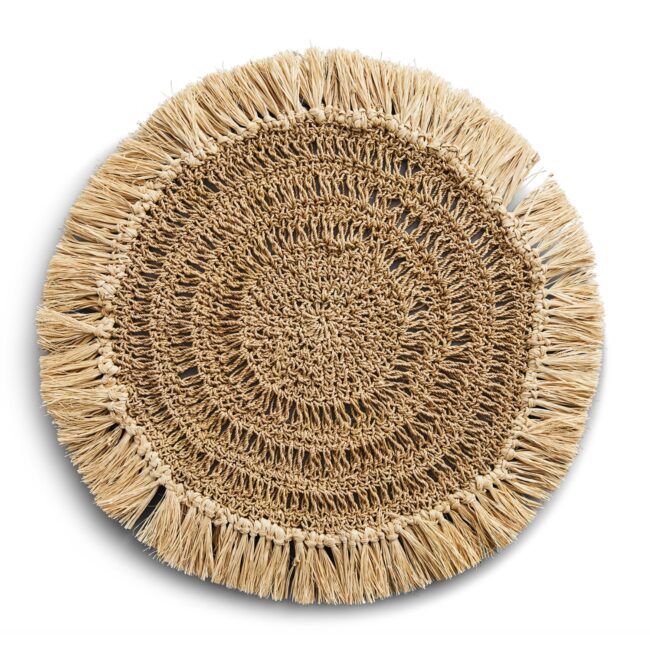woven charger